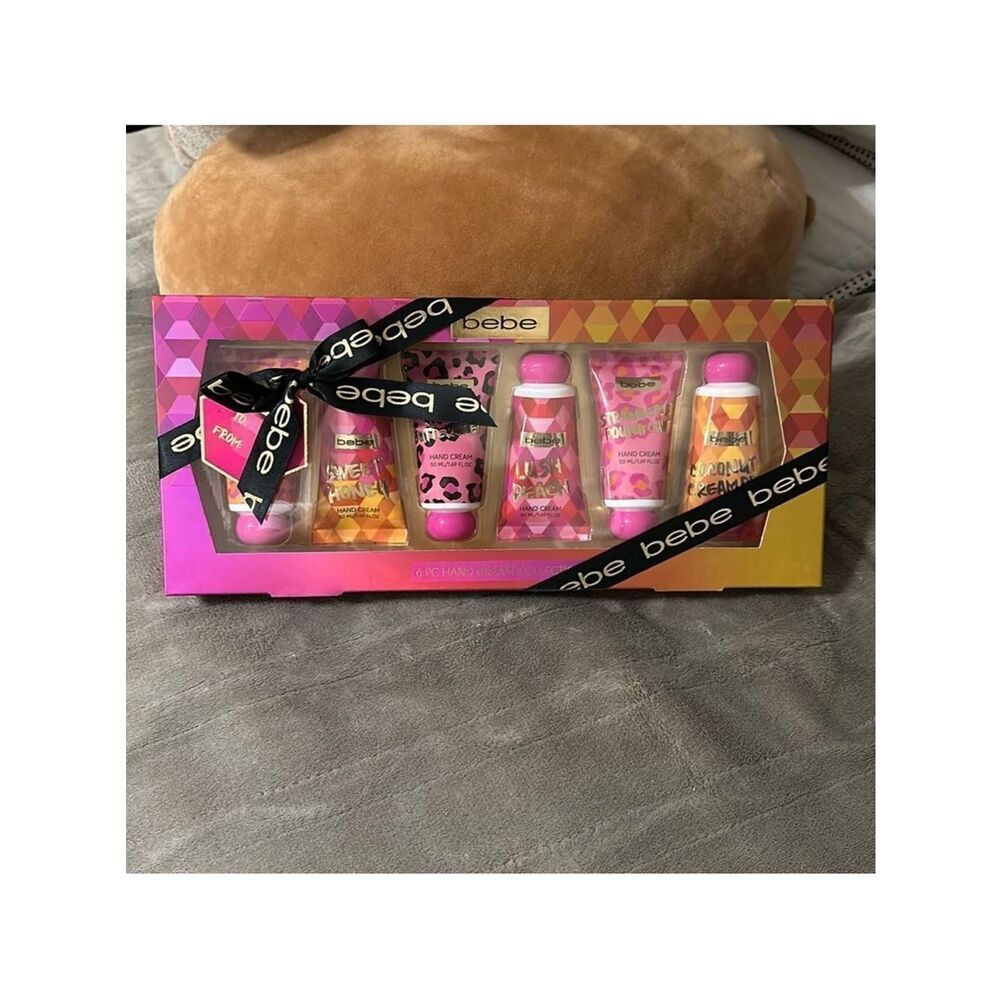 bebe 6 pc Hand Cream Collection Gift Pack for Her